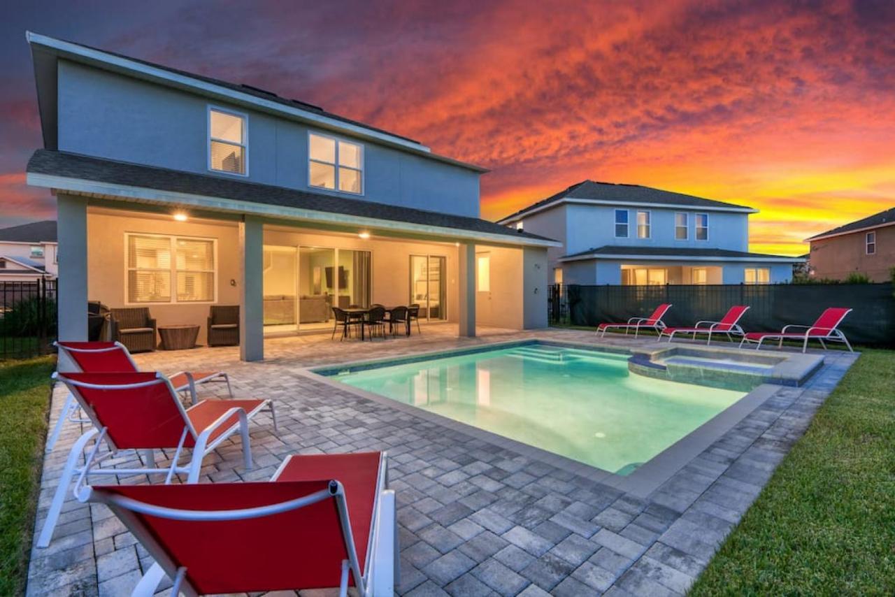 Spacious 8 Bdr Family Home With Arcades And Free Pool Heat Orlando Eksteriør billede